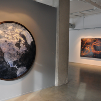 Vue de l’exposition La tempête parfaite/The Perfect Storm, Galerie Lacerte Montréal, décembre 2012